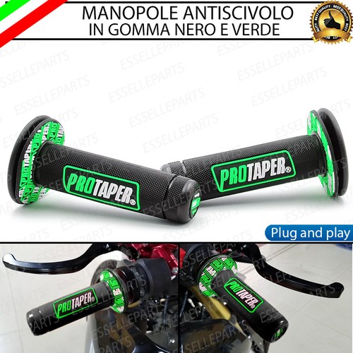 Manopole manubrio moto nero - manopole,
