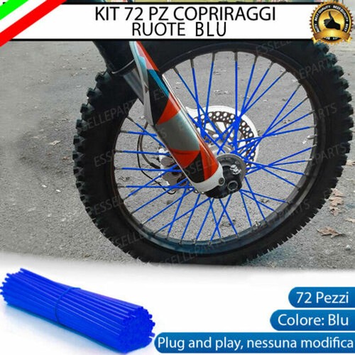 Kit copriraggi ruote moto blu - ruote,